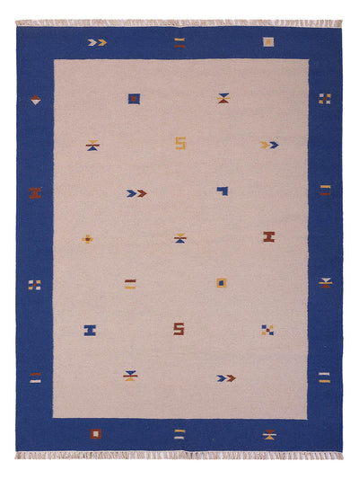Moderne kilim Tæppe - Uldtæppe