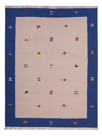Moderne kilim Tæppe - Uldtæppe