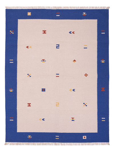 Moderne kilim Tæppe - Uldtæppe