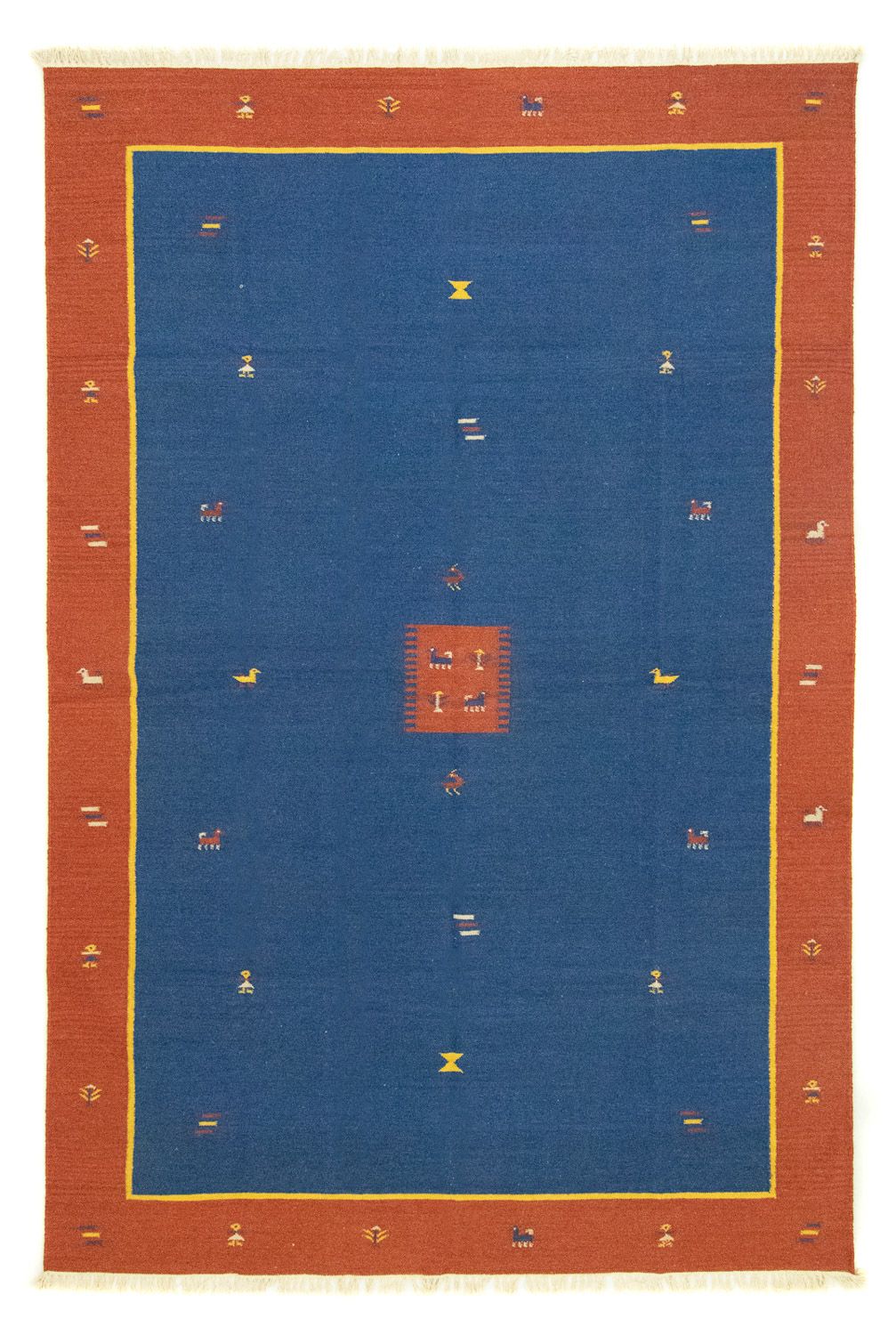 Kelim-tæppe - Trendy - 300 x 200 cm - blå