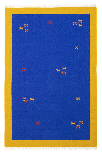 Moderne kilim Tæppe 120x180cm - Uldtæppe