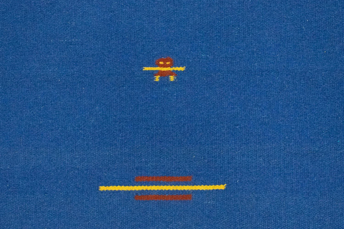 Kelim-tæppe - Trendy - 180 x 120 cm - blå