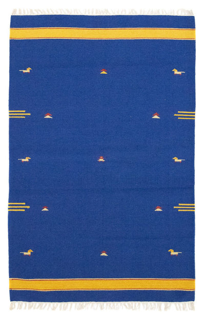 Moderne kilim Tæppe 120x180cm - Uldtæppe