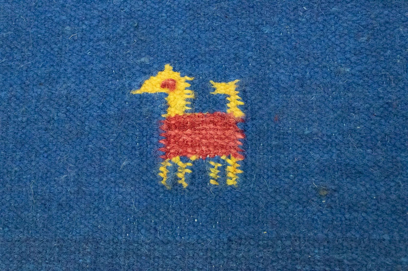 Kelim-tæppe - Trendy - 200 x 140 cm - blå