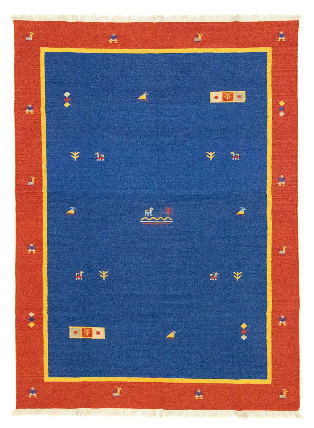 Kelim-tæppe - Trendy - 300 x 200 cm - blå
