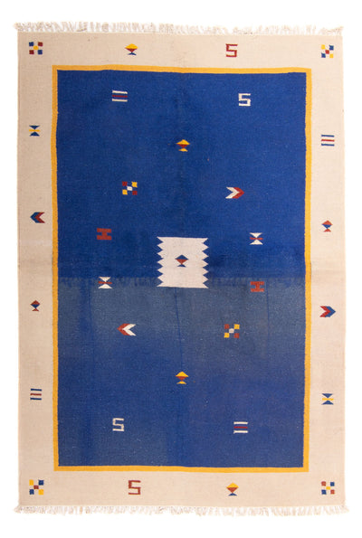 Moderne kilim Tæppe 170x240cm - Uldtæppe