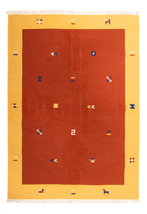 Kelim-tæppe - Trendy - 240 x 170 cm - mørkerød