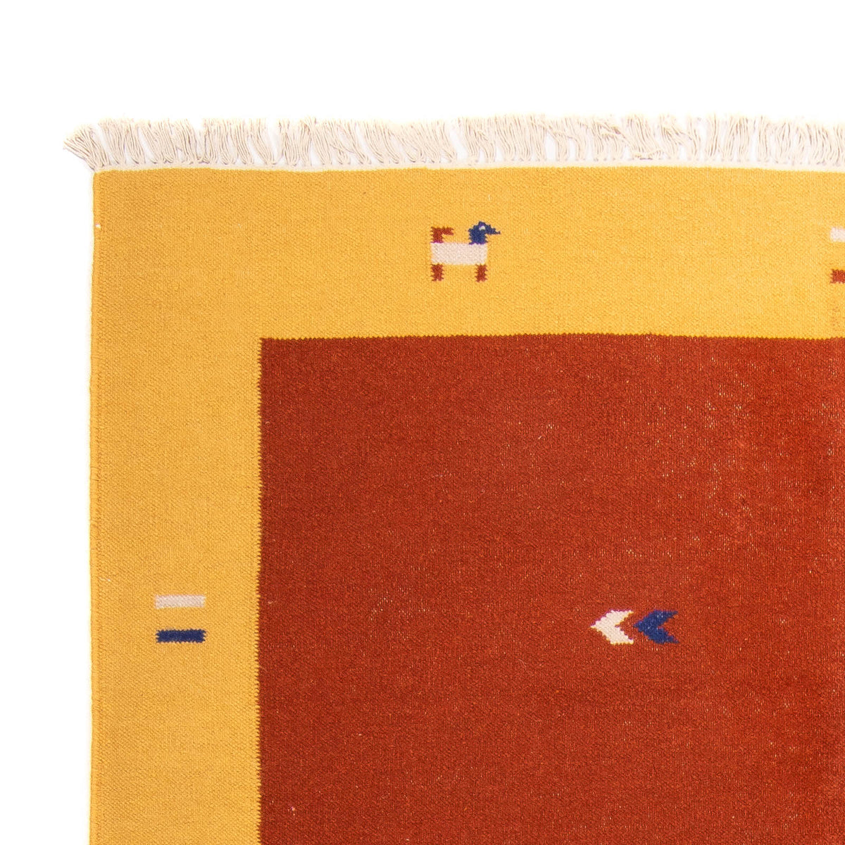 Kelim-tæppe - Trendy - 240 x 170 cm - mørkerød