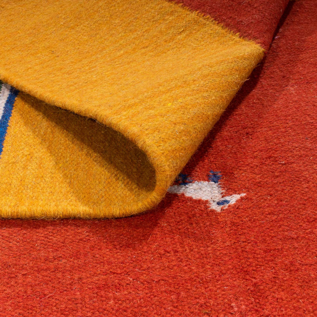 Kelim-tæppe - Trendy - 240 x 170 cm - mørkerød