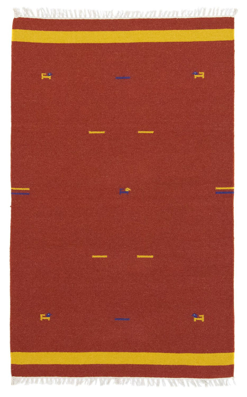 Kelim-tæppe - Trendy - 180 x 120 cm - rust