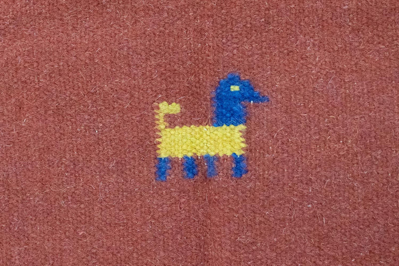 Kelim-tæppe - Trendy - 200 x 140 cm - rød