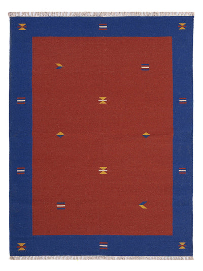 Moderne kilim Tæppe - Uldtæppe