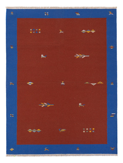 Moderne kilim Tæppe - Uldtæppe