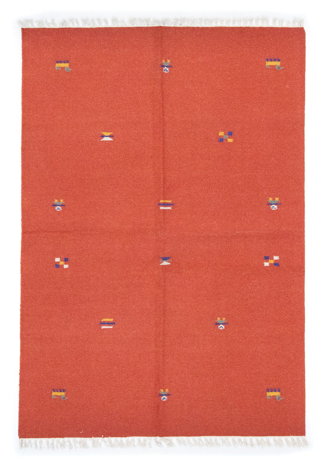 Kelim-tæppe - Trendy - 200 x 140 cm - orange