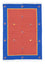Kelim-tæppe - Trendy - 200 x 140 cm - rød