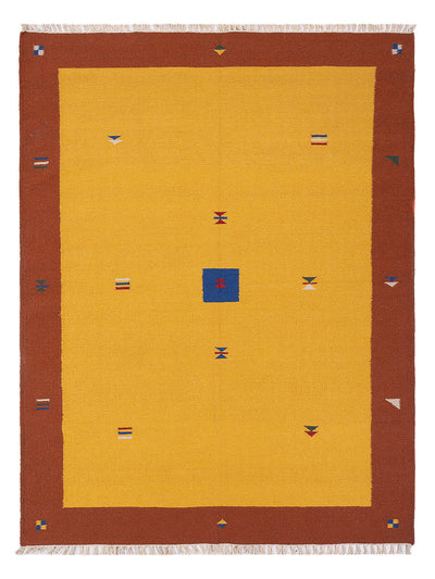 Moderne kilim Tæppe - Uldtæppe