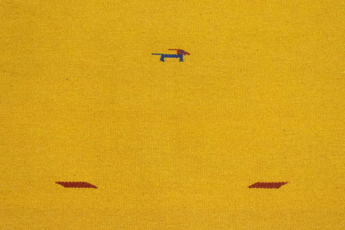 Kelim-tæppe - Trendy - 180 x 120 cm - gul