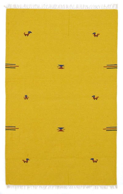 Moderne kilim Tæppe 120x180cm - Uldtæppe