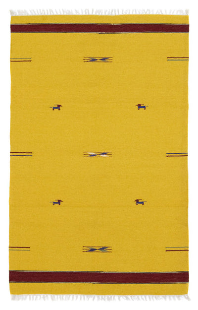 Moderne kilim Tæppe 120x180cm - Uldtæppe