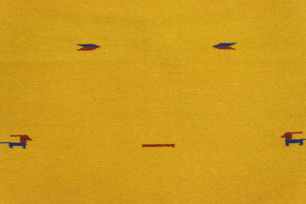 Kelim-tæppe - Trendy - 180 x 120 cm - gul