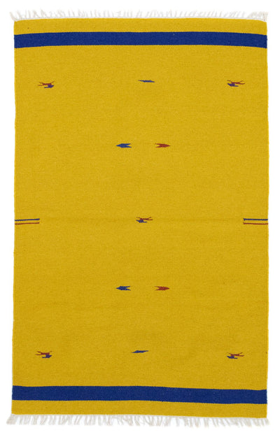 Moderne kilim Tæppe 120x180cm - Uldtæppe