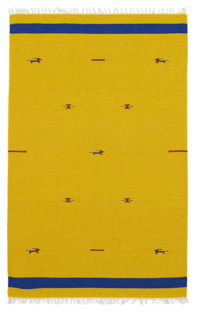 Moderne kilim Tæppe 120x180cm - Uldtæppe