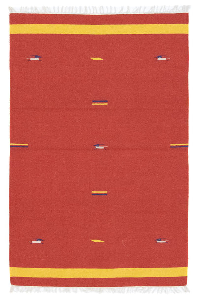 Moderne kilim Tæppe 120x180cm - Uldtæppe