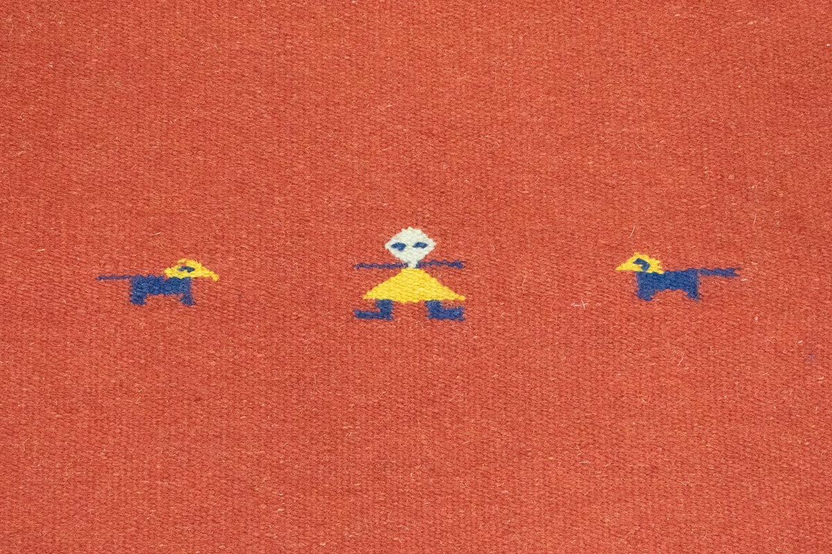 Kelim-tæppe - Trendy - 180 x 120 cm - rød