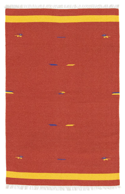Moderne kilim Tæppe 120x180cm - Uldtæppe