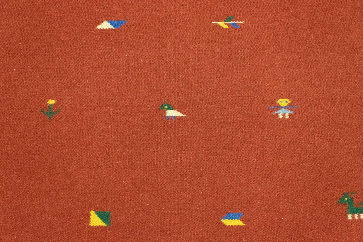 Kelim-tæppe - Trendy - 180 x 120 cm - rød