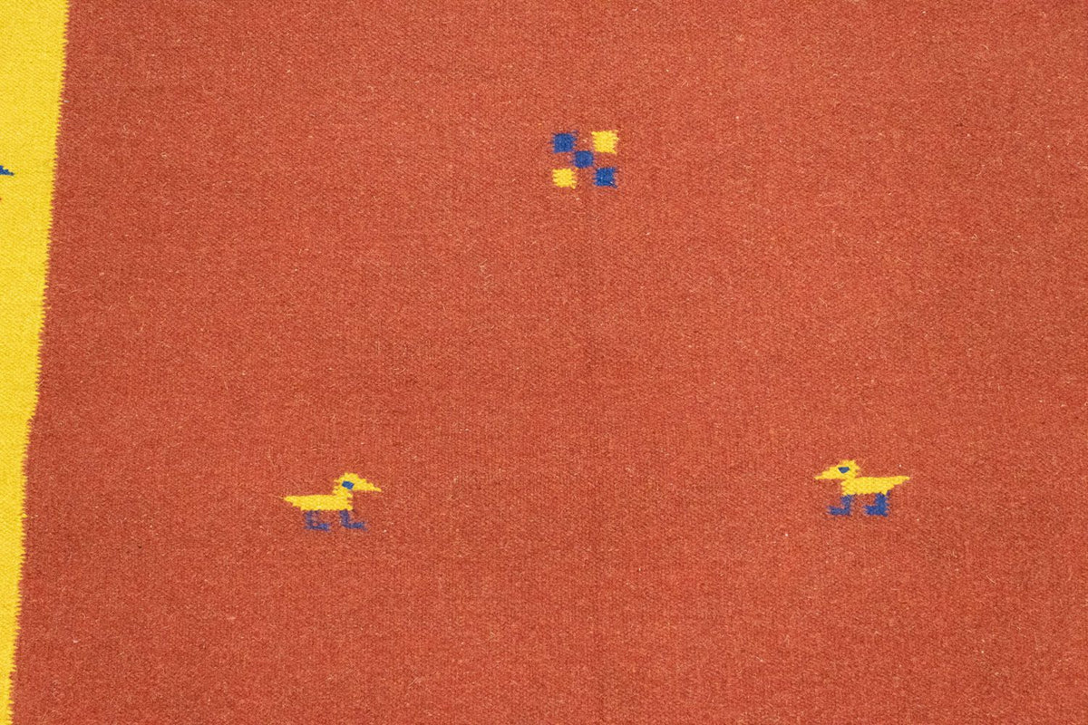 Kelim-tæppe - Trendy - 180 x 120 cm - orange