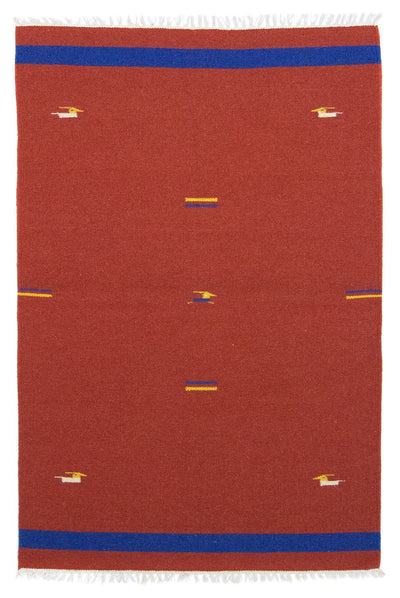 Moderne kilim Tæppe 120x180cm - Uldtæppe