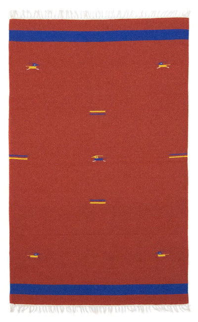 Moderne kilim Tæppe 120x180cm - Uldtæppe