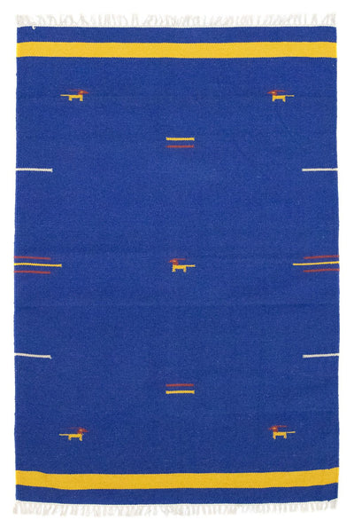 Moderne kilim Tæppe 120x180cm - Uldtæppe