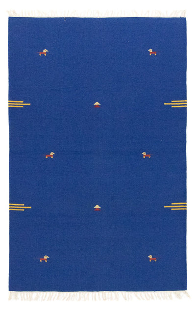 Moderne kilim Tæppe 120x180cm - Uldtæppe