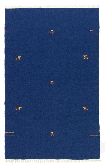 Moderne kilim Tæppe 120x180cm - Uldtæppe