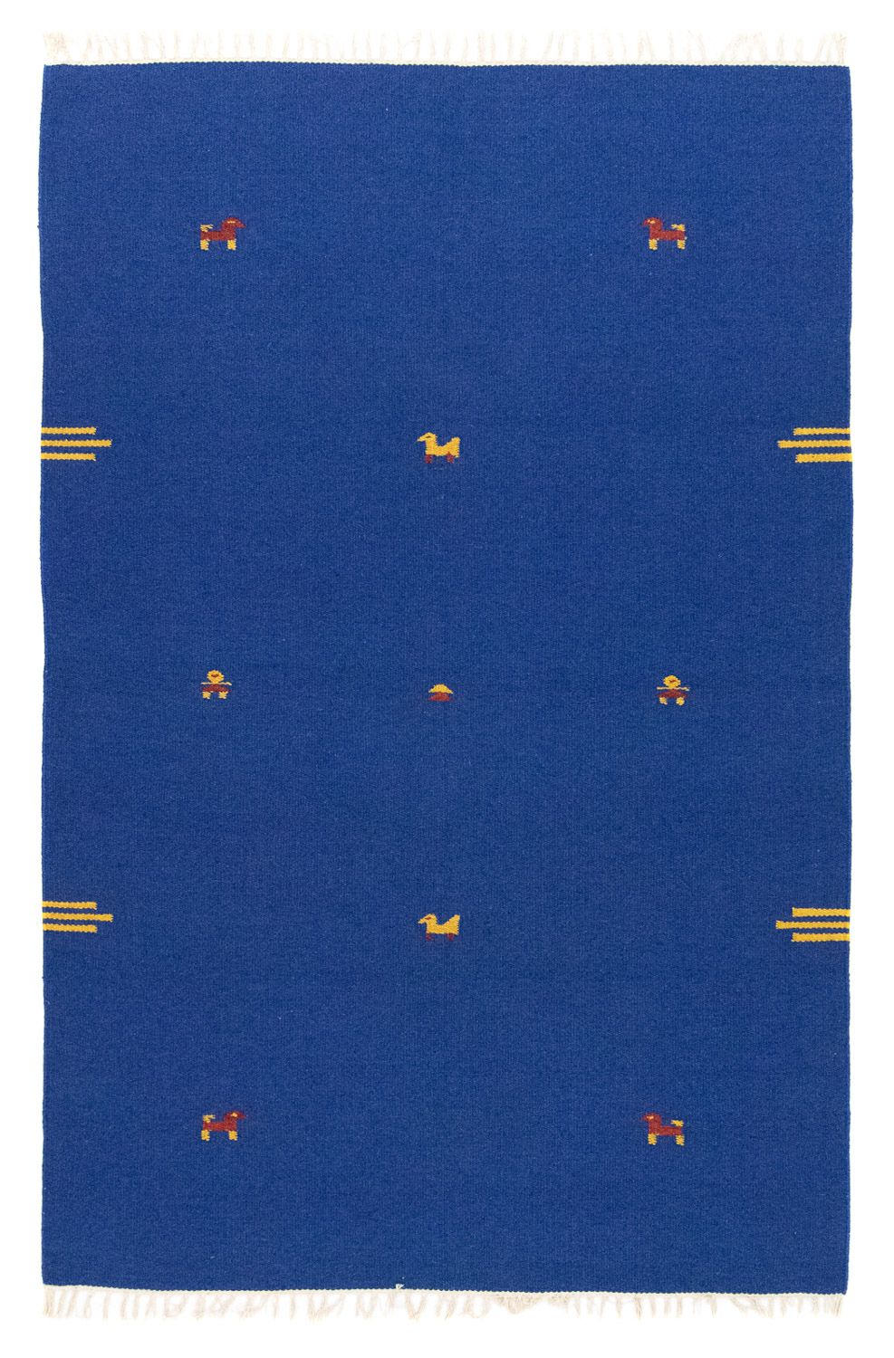 Kelim-tæppe - Trendy - 180 x 120 cm - blå