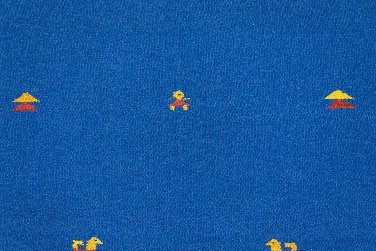 Kelim-tæppe - Trendy - 180 x 120 cm - blå