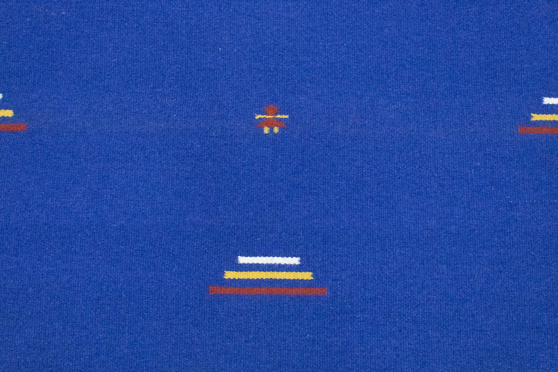 Kelim-tæppe - Trendy - 180 x 120 cm - blå