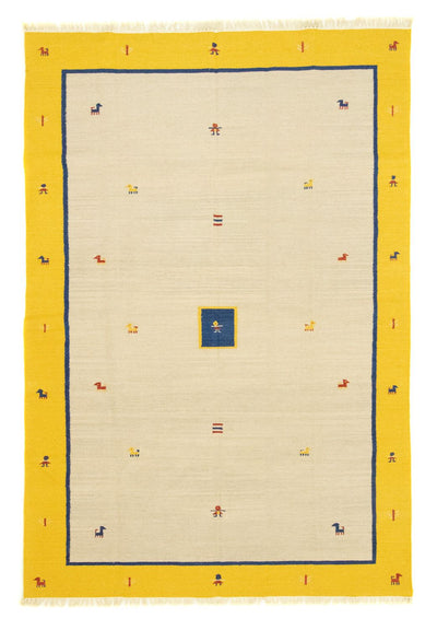 Moderne kilim Tæppe 200x300cm - Uldtæppe