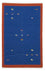 Kelim-tæppe - Trendy - 180 x 120 cm - blå