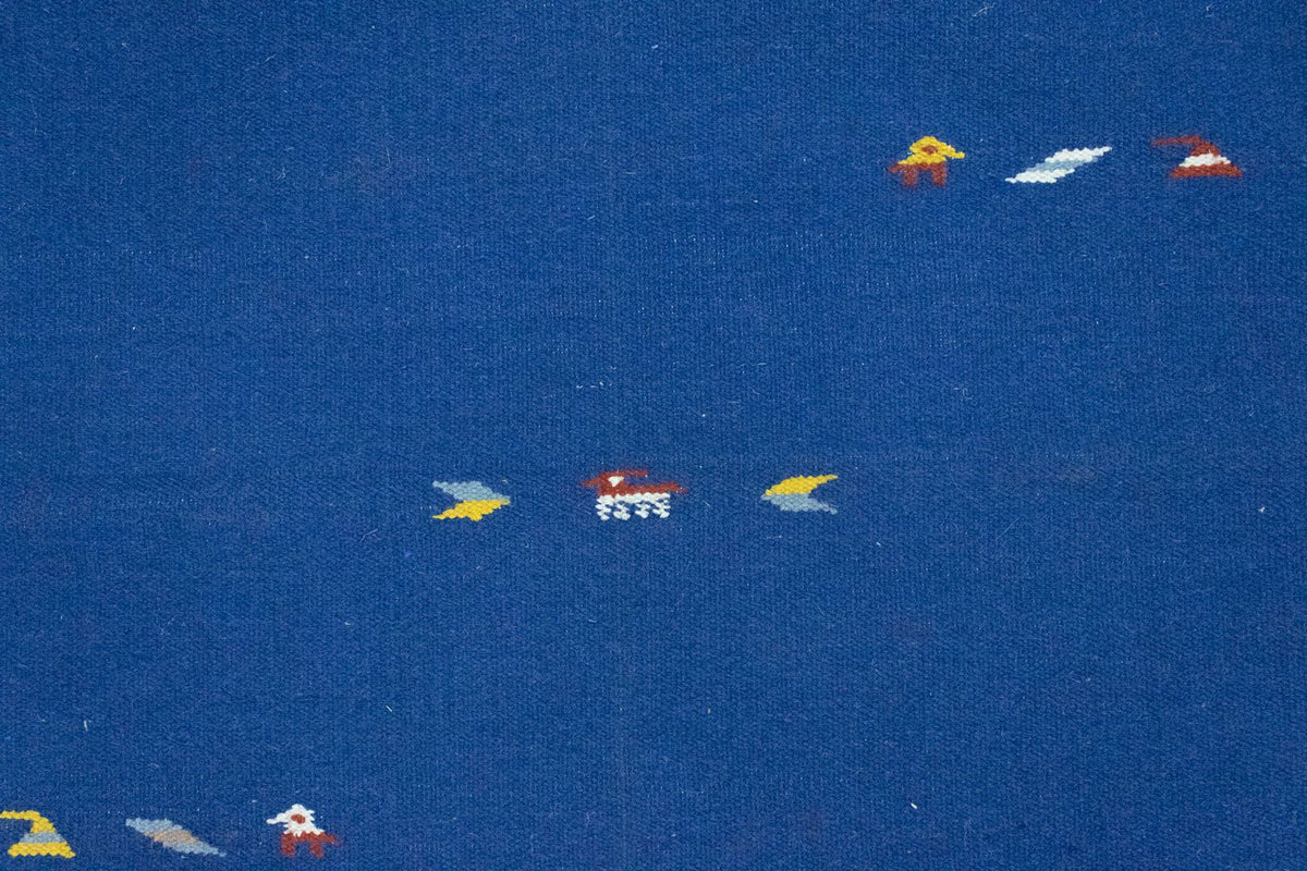 Kelim-tæppe - Trendy - 180 x 120 cm - blå