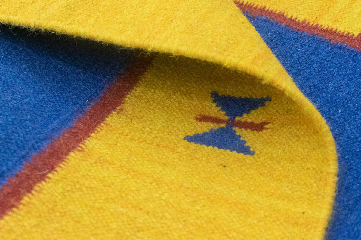 Kelim-tæppe - Trendy - 200 x 140 cm - blå