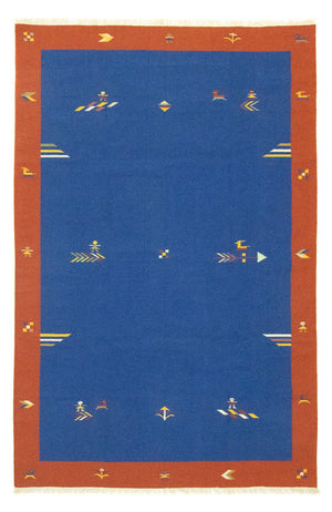 Kelim-tæppe - Trendy - 300 x 200 cm - blå
