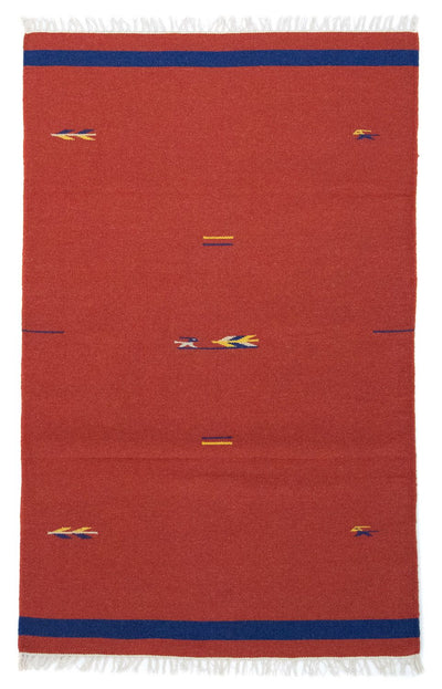 Moderne kilim Tæppe 120x180cm - Uldtæppe