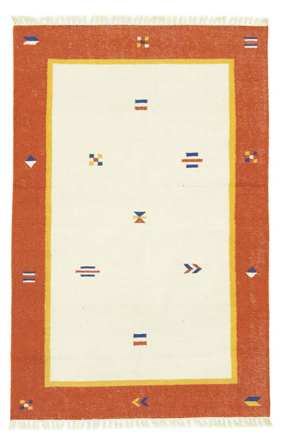 Moderne kilim Tæppe 120x180cm - Uldtæppe
