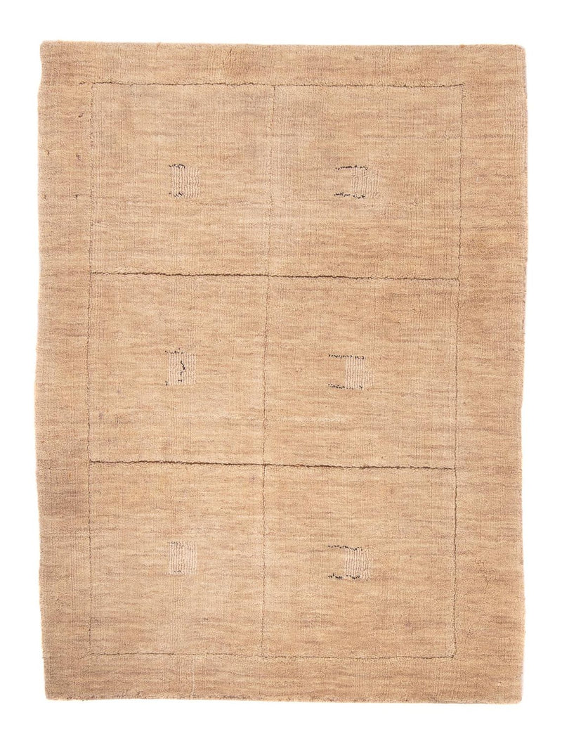 Gabbeh Tæppe - Loribaft Softy - 117 x 85 cm - lys beige