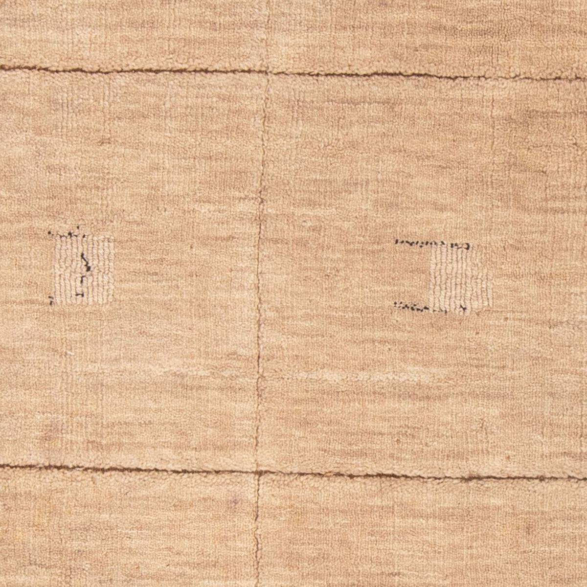 Gabbeh Tæppe - Loribaft Softy - 117 x 85 cm - lys beige