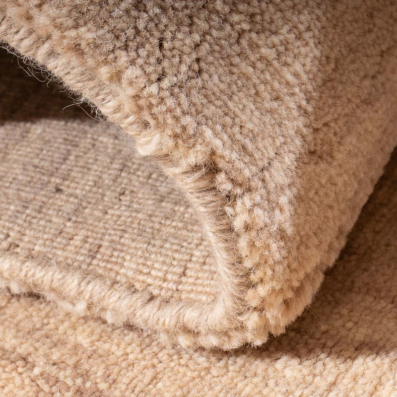 Gabbeh Tæppe - Loribaft Softy - 117 x 85 cm - lys beige