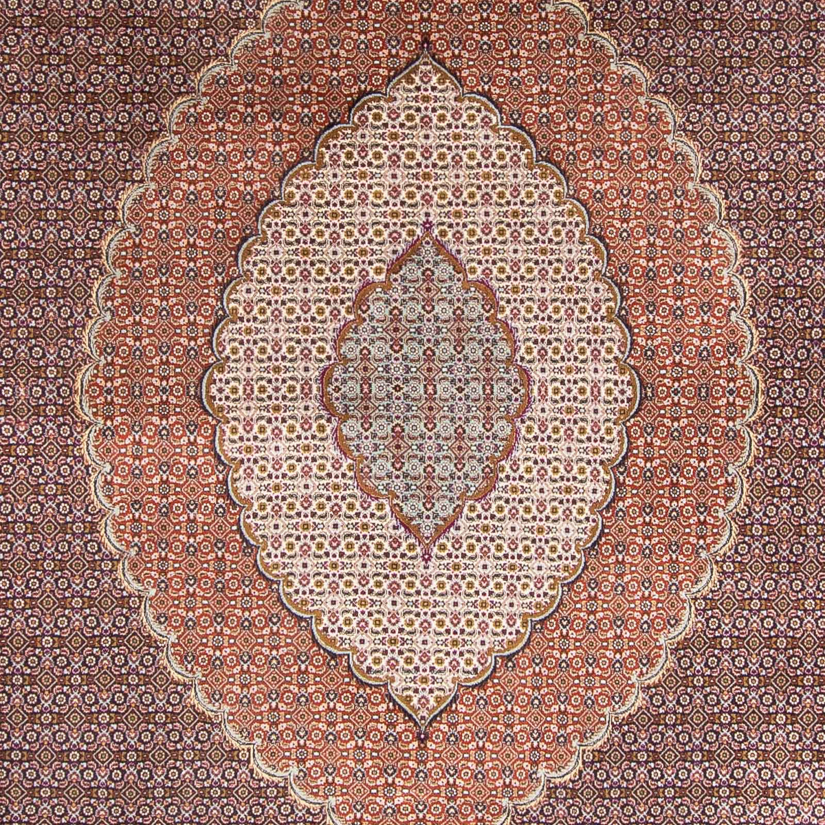 Persisk tæppe - Tabriz - Royal - 390 x 304 cm - sort